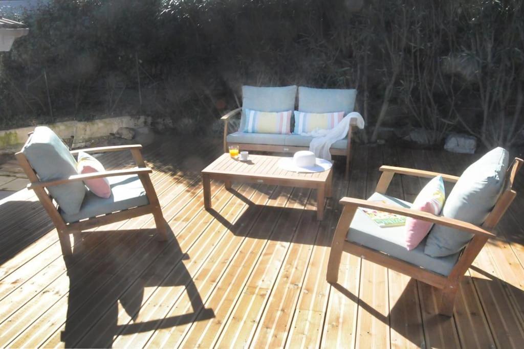 Chalet Californien, Piscine Privee, Plage 5 Mn ! Gassin Exterior foto